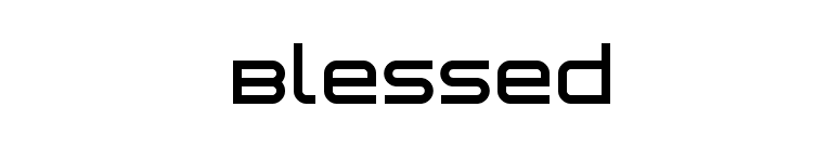 Blessed font preview