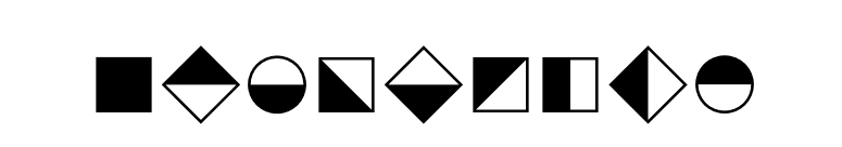 Blickfang font preview