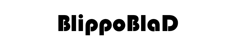 BlippoBlaD font preview