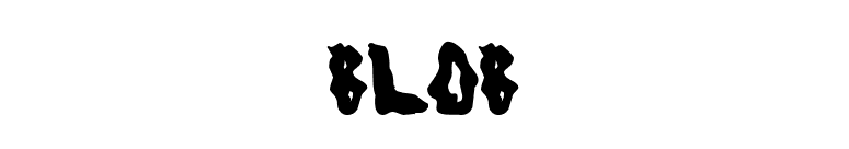 Blob font preview