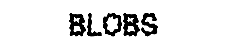 Blobs font preview
