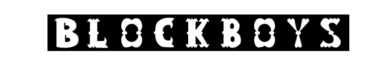 Blockboys font preview
