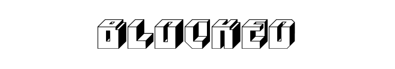 Blocked font preview