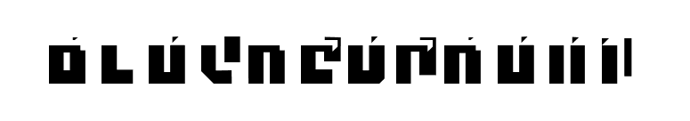 BlockedFront font preview