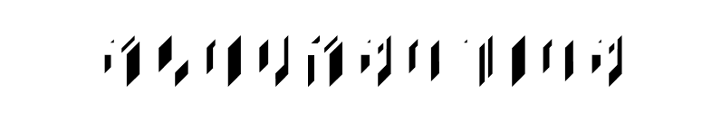 BlockedSide font preview