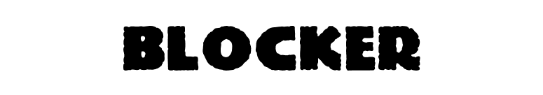 Blocker font preview