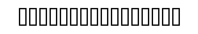 Blockhead Speedy font preview