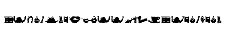 BlockheadIllustBlackFace font preview