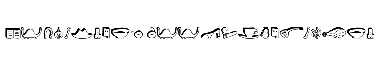 BlockheadIllustDarkSide font preview
