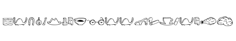 BlockheadIllustPlain font preview