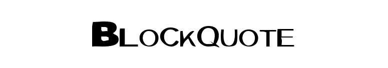 Blockquote font preview