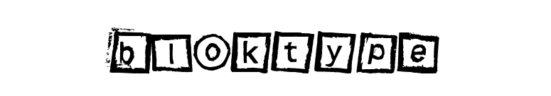Bloktype font preview