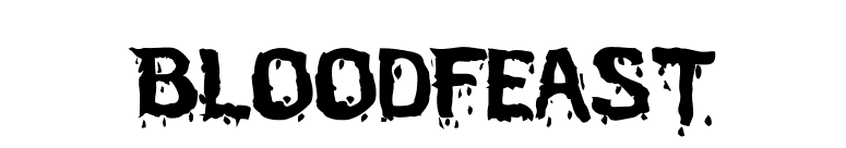 BloodFeast font preview
