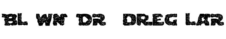 Blown DroidRegular font preview