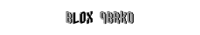 Blox (BRK) font preview