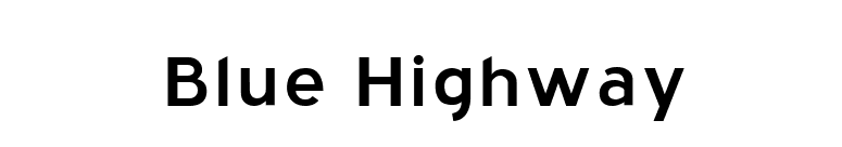 Blue Highway font preview