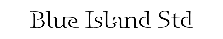 Blue Island Std font preview