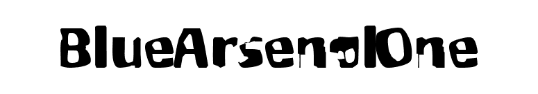 BlueArsenalOne font preview