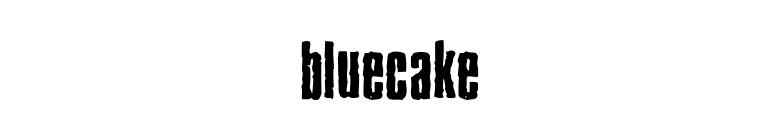 BlueCake font preview