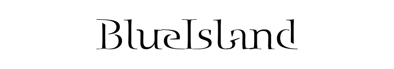 BlueIsland font preview