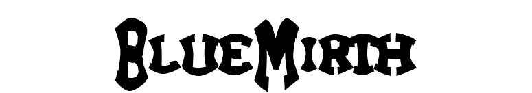 BlueMirth font preview