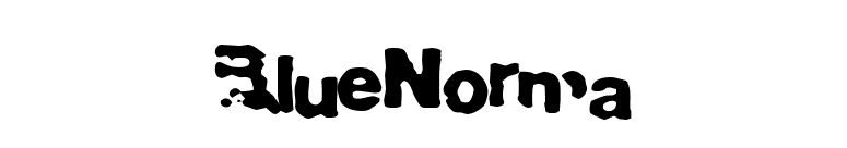 BlueNorma font preview