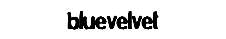 BlueVelvet font preview