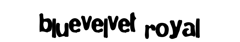 BlueVelvet Royal font preview