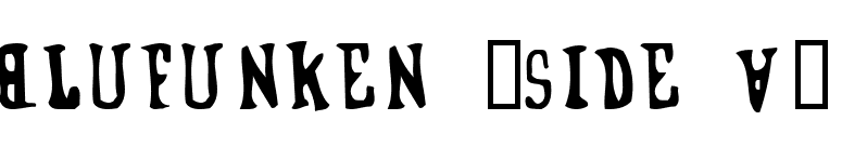 Blufunken (side A) font preview