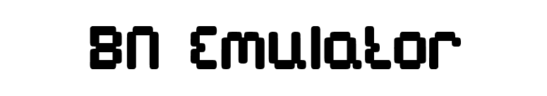 BN Emulator font preview