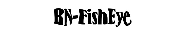BN-FishEye font preview
