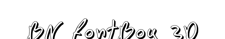 BN FontBoy 3D font preview