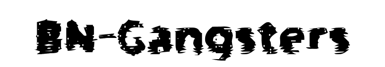 BN-Gangsters font preview