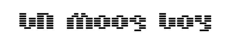 BN Moog Boy font preview