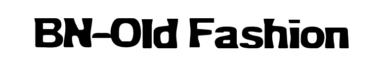 BN-Old Fashion font preview