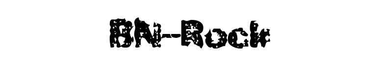 BN-Rock font preview