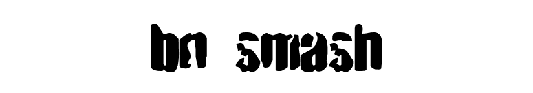 BN Smash font preview