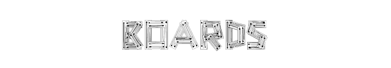 boards font preview