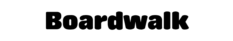 Boardwalk font preview
