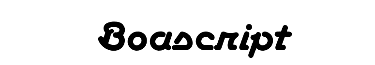 Boascript font preview