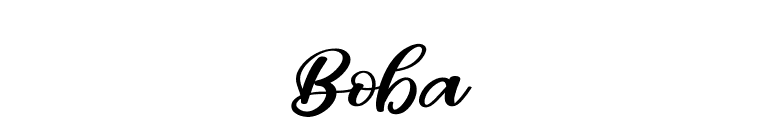 Boba font preview