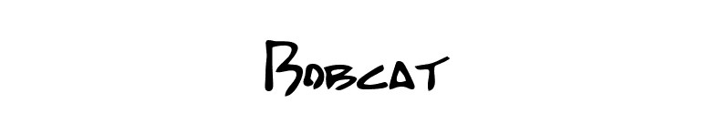 Bobcat font preview