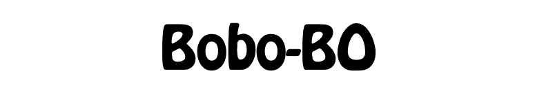 Bobo-BO font preview