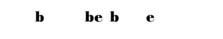 Bodoni BE Bold Expert font preview