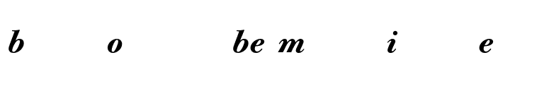 Bodoni Old Face BE Medium Italic Expert font preview