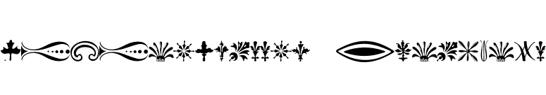 BodoniClassic-Ornaments font preview