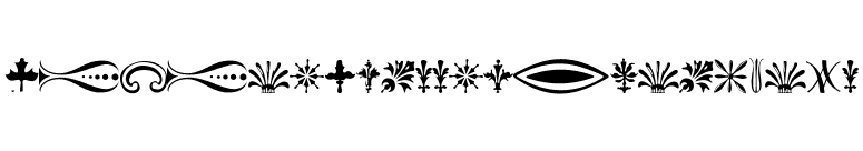 BodoniClassicOrnaments font preview