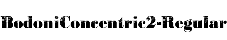 BodoniConcentric2-Regular font preview