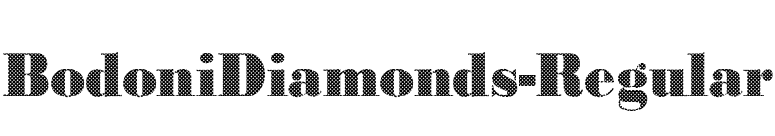BodoniDiamonds-Regular font preview