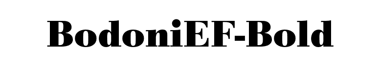 BodoniEF-Bold font preview